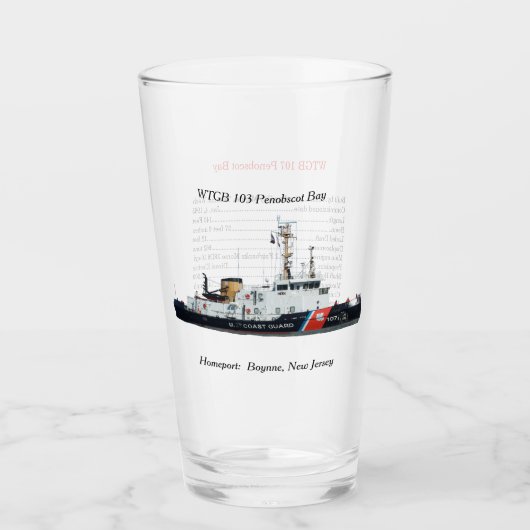 WTGB 107 Penobscot Bay Info Glas (Vorderseite)