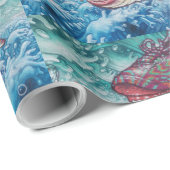 WTH Shark! Geschenkpapier (Rolleneckpunkt)