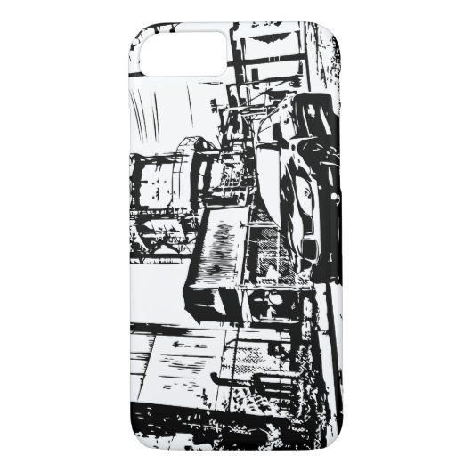 WTI "die Straßen" iPhone 7 Fall Case-Mate iPhone Hülle (Rückseite)