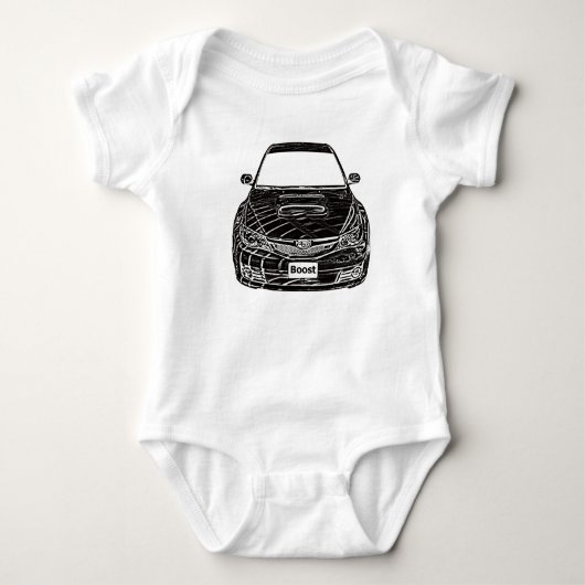 WTI Subaru-WRX Baby Strampler (Vorderseite)