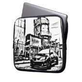WTI WRX "die Straßen " Laptopschutzhülle (Vorderseite Links)
