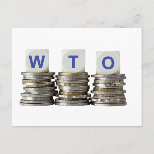 WTO - Welthandelsorganisation Postkarte (Vorderseite)