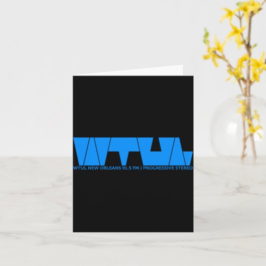 Wtul-Radiosender _1 Karte (Gelbe Blume)