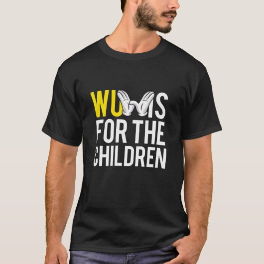 Wu ist für den T - Shirt der Kinder (Vorderseite)