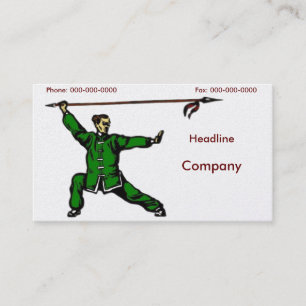 Wu Shu Business Card Visitenkarte