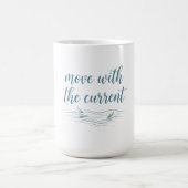 Wu-Wei-Fluss-Tasse 'Mit der Strömung gehen' Kaffeetasse (Mittel)