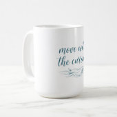Wu-Wei-Fluss-Tasse 'Mit der Strömung gehen' Kaffeetasse (Vorderseite Links)