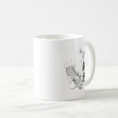 Wu Wei Koi Kaffeetasse (VorderseiteRechts)