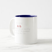 Wu Wei von Truth T-Shirts Taoist Aesthetic Zweifarbige Tasse (Vorderseite Links)