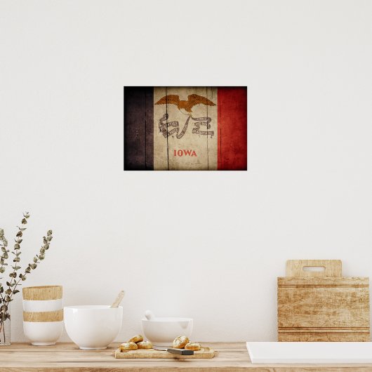 Wuchfahne Poster (Küche)