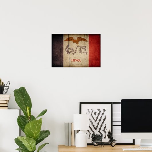 Wuchfahne Poster (Heimbüro)