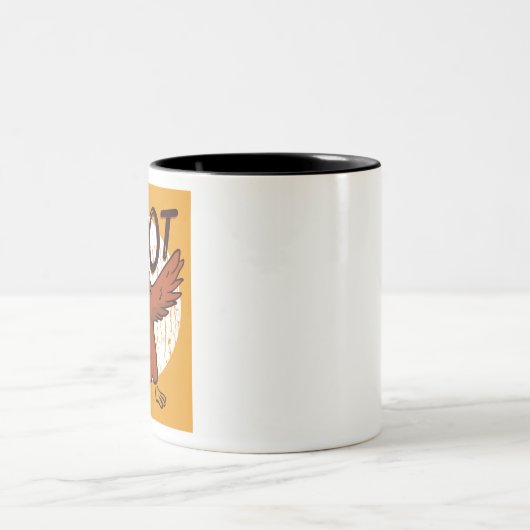 Wuchhuhn Zweifarbige Tasse (Mittel)
