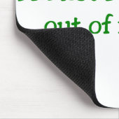 Wuchs aus meinem Haar Mousepad heraus (Ecke)