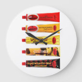 Wucht der Mauer Große Wanduhr (Vorderseite)