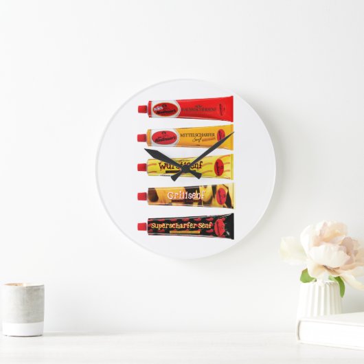 Wucht der Mauer Große Wanduhr (Zuhause)