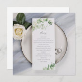 Wucht Menükarte (Vorne/Hinten)