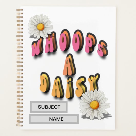Wuckt ein daistisches Arbeitsbuch mit Vorlagen Planer (Vorderseite)
