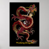 Wudang Dragon Poster - Anpassbar (Vorne)
