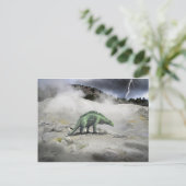 Wuerhosaurus Dinosaur Postkarte (Stehend Vorderseite)