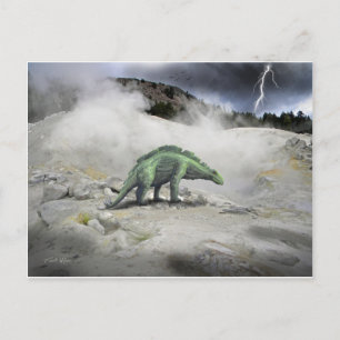 Wuerhosaurus Dinosaur Postkarte