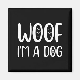 Wuff Ein Hund Lustiger Halloween-Hund Gruseliger H Magnet