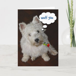 Wuff You Feiertagskarte