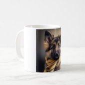 Wuffles The German Shepard Classic Tasse, 325 ml Kaffeetasse (Vorderseite Links)
