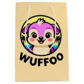 Wuffoo-Abenteuer Süßes Kawaii-Hundewelpen-Animatio Mittlere Geschenktüte (Vorderseite)