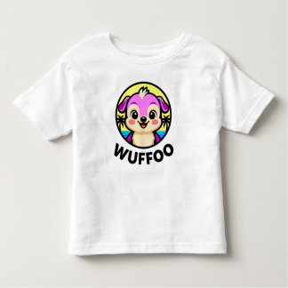 Wuffoo Adventures Cute Kawaii Puppy animation logo Kleinkind T-shirt