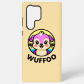 Wuffoo Adventures Cute Kawaii Puppy animation logo Samsung Galaxy Hülle (Rückseite)