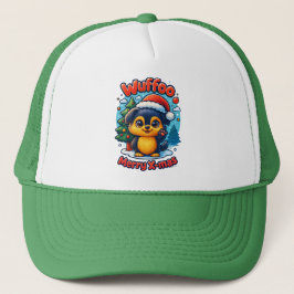 Wuffoo Molli Fröhliche Weihnachten Kawaii 3D Feier Truckerkappe