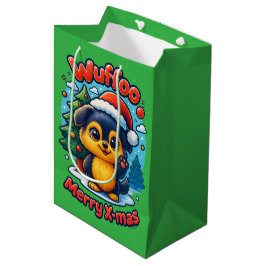 Wuffoo Molli Fröhliche X-mas Kawaii 3D Weihnachten Mittlere Geschenktüte