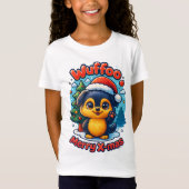 Wuffoo Molli Merry X-mas Kawaii 3D Holiday T-Shirt (Vorderseite)