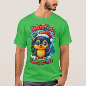 Wuffoo Molli Merry X-mas Kawaii 3D Holiday T-Shirt (Vorderseite)