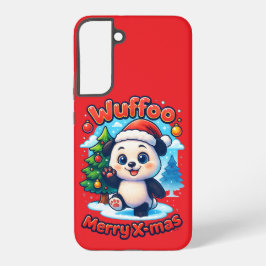 Wuffoo Poppi Frohe Weihnachten Kawaii 3D Feiertag Samsung Galaxy Hülle