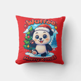 Wuffoo Poppi Fröhliche Weihnachten Kawaii 3D Feier Kissen