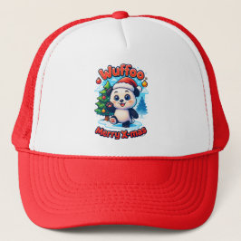 Wuffoo Poppi Fröhliche Weihnachten Kawaii 3D Feier Truckerkappe