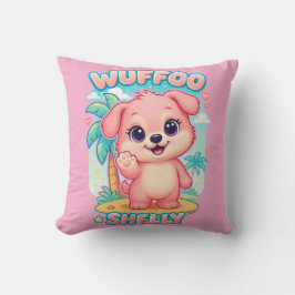 Wuffoo Shelly Kawaii Puppy Tropical Island Kissen