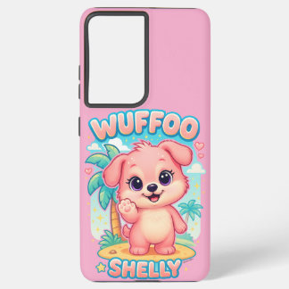 Wuffoo Shelly Kawaii Puppy Tropical Island Samsung Galaxy Hülle