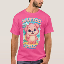 Wuffoo Shelly Kawaii Puppy Tropical Island T-Shirt