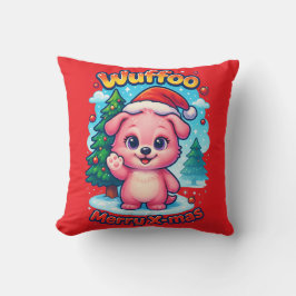 Wuffoo Shelly Merry X-mas Kawaii 3D Holiday Kissen