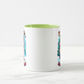 Wuffoo Shelly Merry X-mas Kawaii 3D Holiday Tasse (Zentrum)