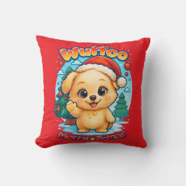 Wuffoo Starssie Merry X-mas Kawaii 3D Holiday Kissen