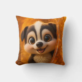 Wuffoo Surffie Cute Kawaii Puppy Amber Kissen