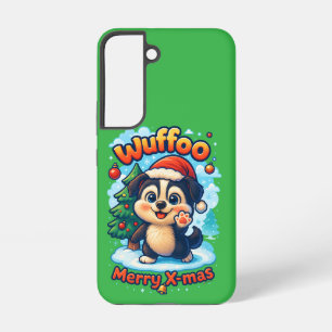 Wuffoo Surffie Frohe Weihnachten Kawaii 3D Feierta Samsung Galaxy Hülle