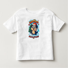 Wuffoo Surffie Merry X-mas Kawaii 3D Holiday Kleinkind T-shirt