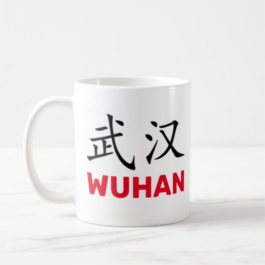 Wuhan, China Kaffee Tasse (Links)
