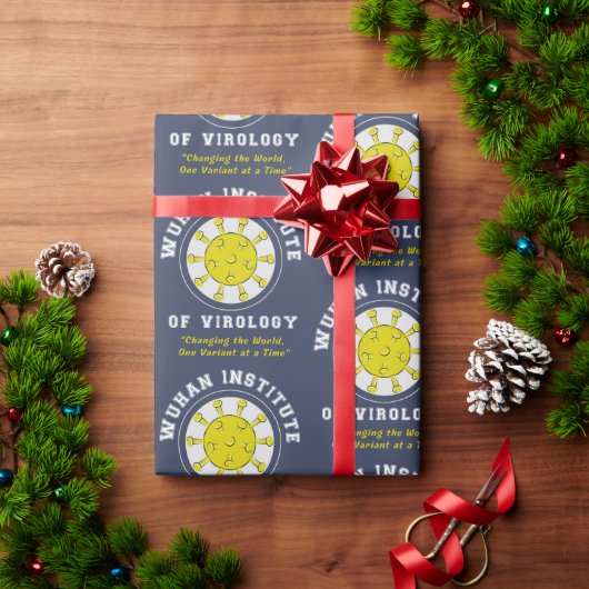 Wuhan Institute of Virology Funny Virus Geschenkpapier (Feiertagsgeschenk)
