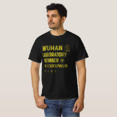 Wuhan Laborvirus witzig T-Shirt (Vorne ganz)