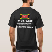 WUK LESS Basic Dark T - Shirt (Rückseite)